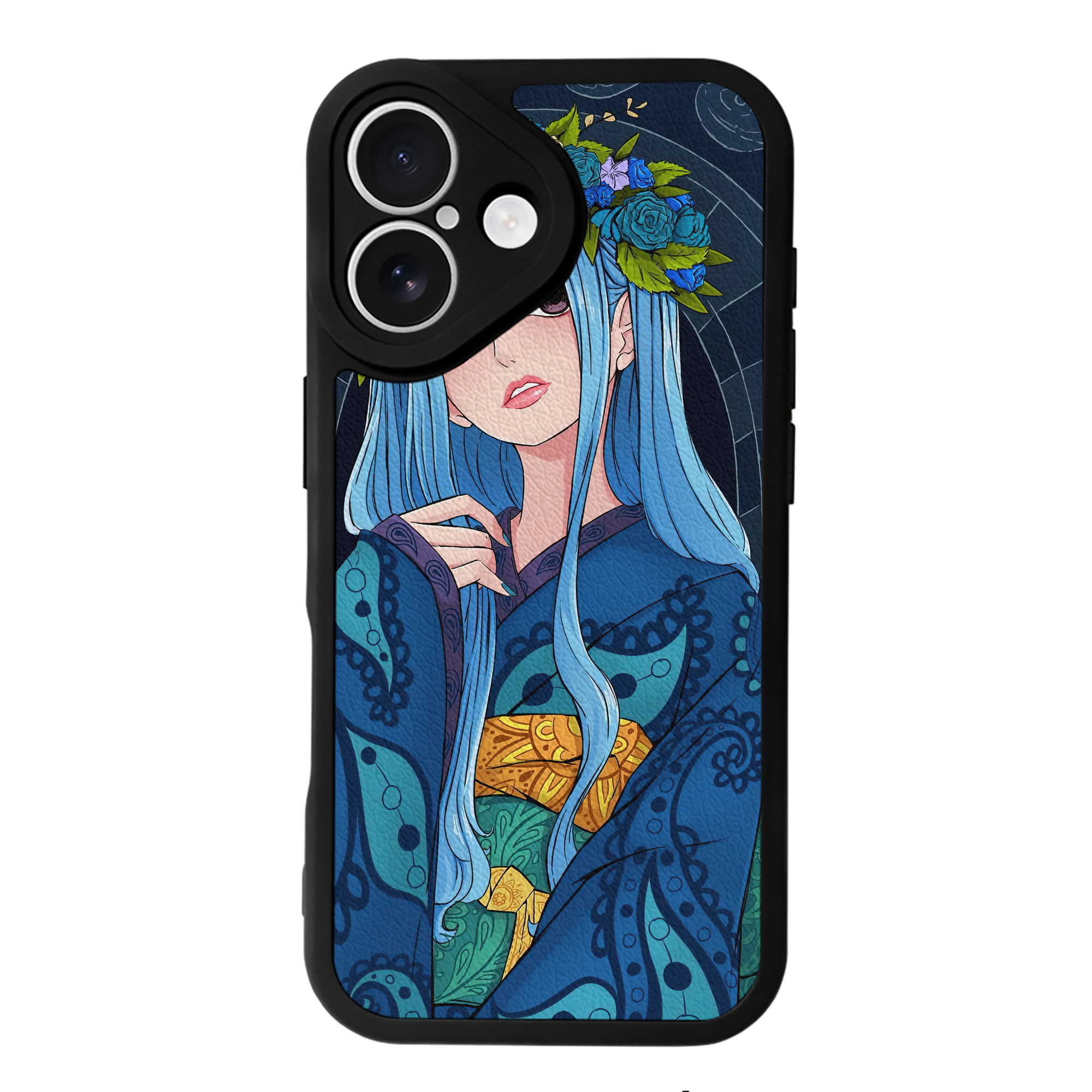 （画像用） ワンピース ONE PIECE 【iPhone 16シリーズ対応】シリコンスマホケース（レザー調） 材質：シリコン